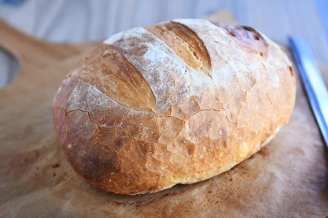AUNT OBSERLIE'S EASY CRUSTY BREAD